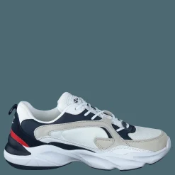 Champion Low Cut Shoe Tampa White Blå och Vit Clearance