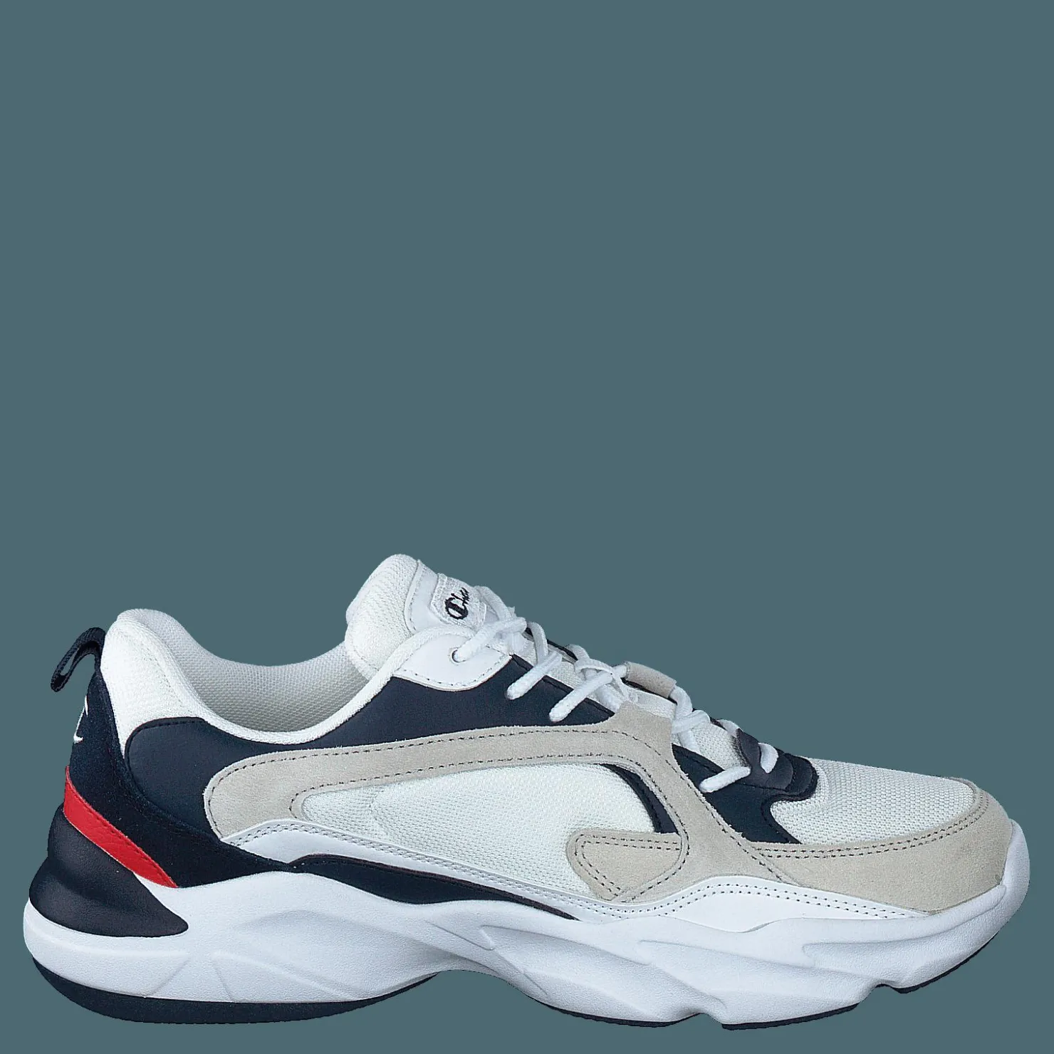 Champion Low Cut Shoe Tampa White Blå och Vit Clearance