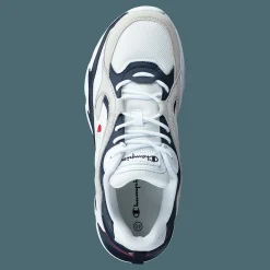 Champion Low Cut Shoe Tampa White Blå och Vit Clearance