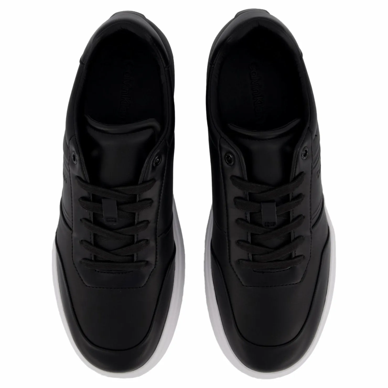 Calvin Klein Low Top Lace Up Hf Ck Black Svart Best