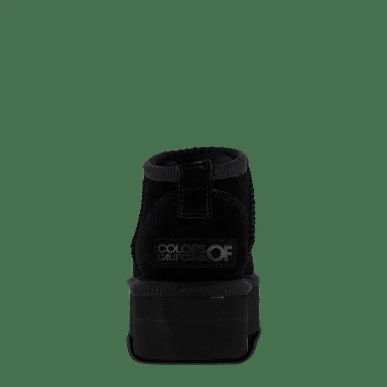 Colors of California Lowboot Plateau Black Svart New