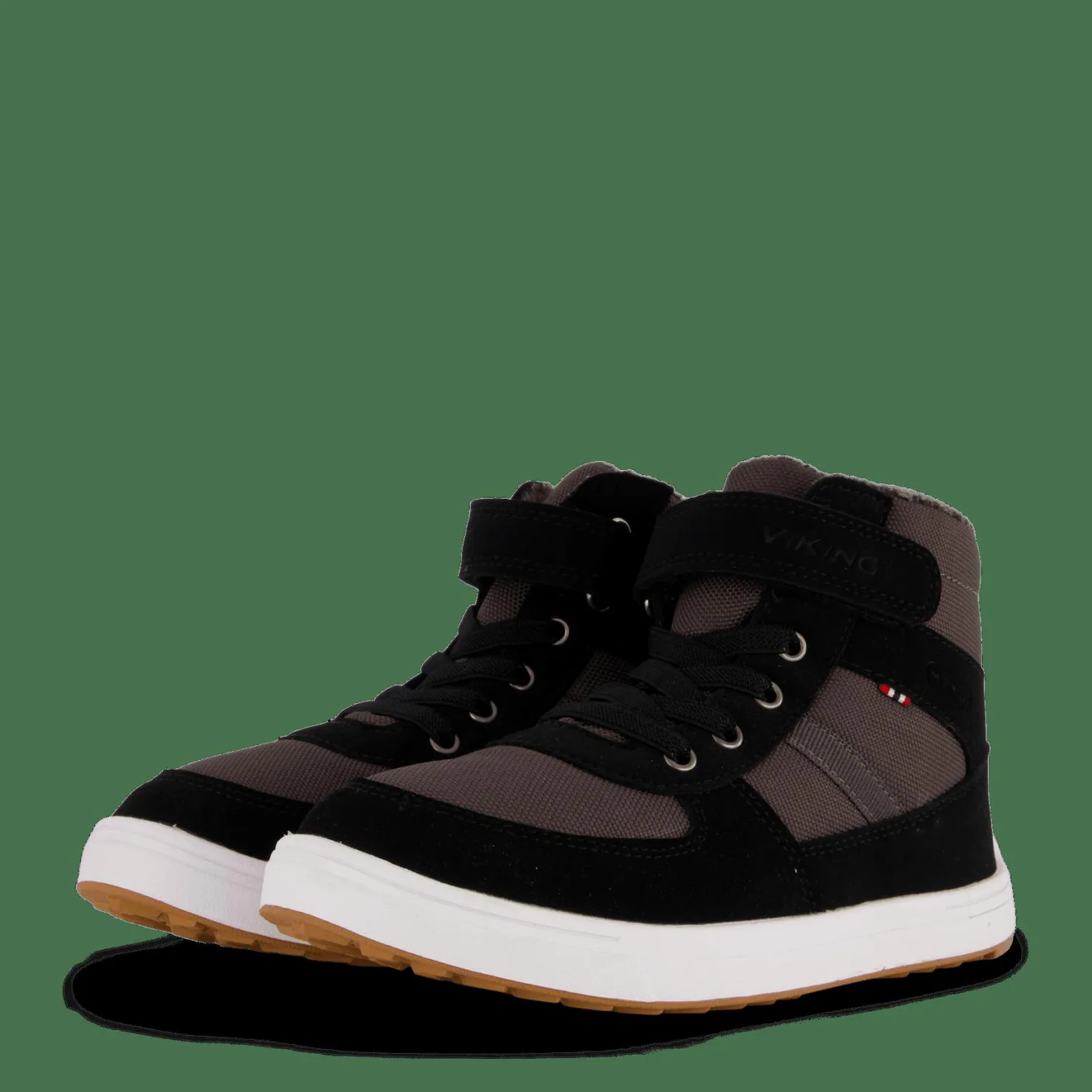 Viking Lucas Mid WP Warm Jr Black/Charcoal Svart Best