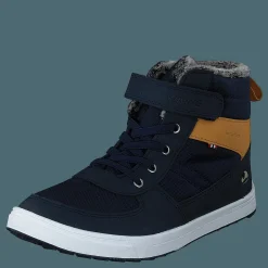 Viking Lucas Mid WP Warm Jr Navy/Honey Blå