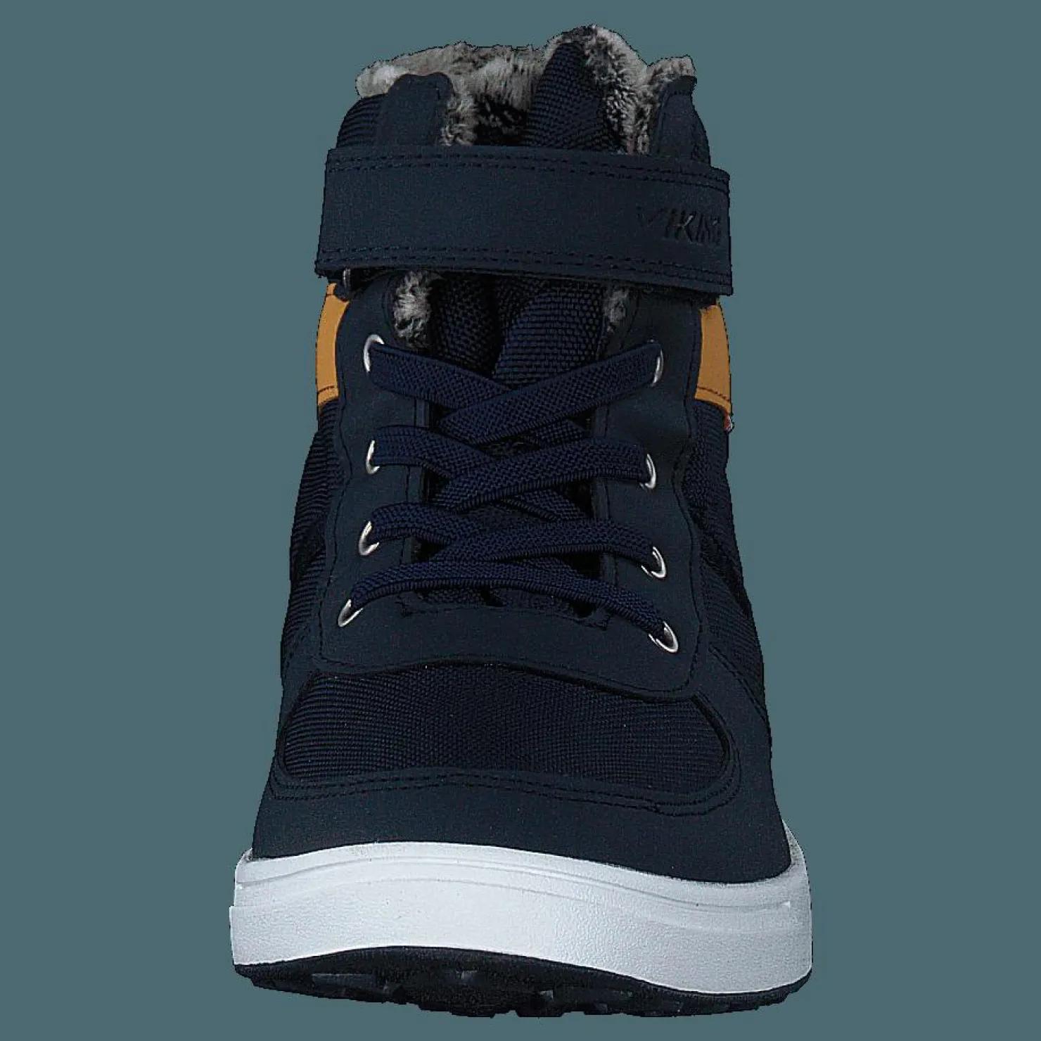 Viking Lucas Mid WP Warm Jr Navy/Honey Blå