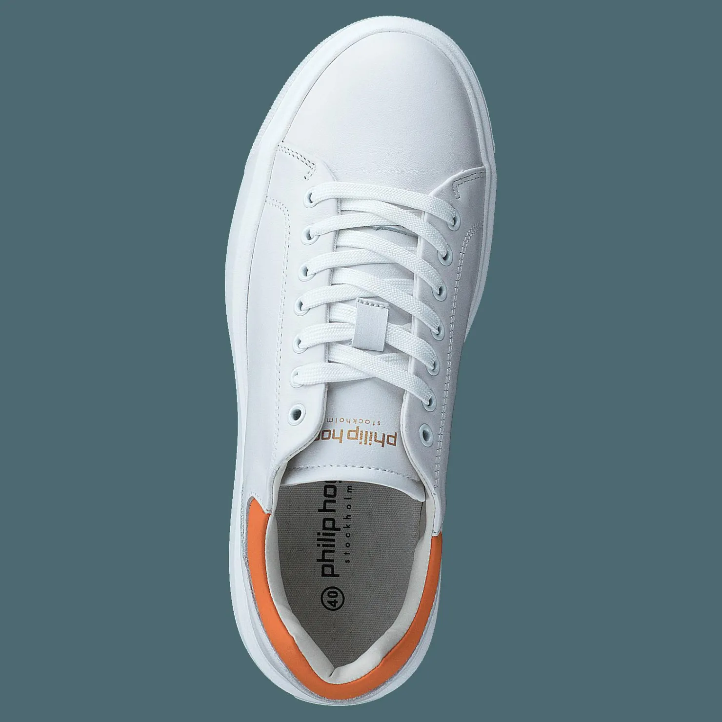 Philip Hog Luna Offwhite / Orange Vit Clearance