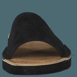 Clarks Originals Lunan Slide Black Leather Svart New