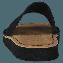 Clarks Originals Lunan Slide Black Leather Svart New