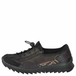 Rieker M6261 Black Combination Svart och Metallisk