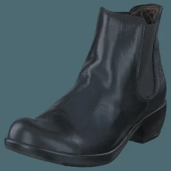 Fly London Make Black Svart Clearance