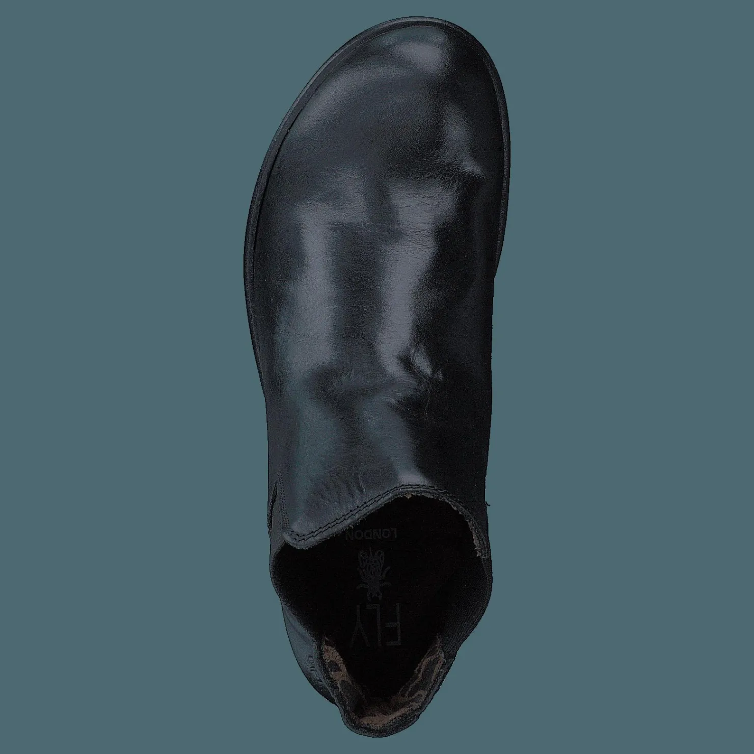 Fly London Make Black Svart Clearance