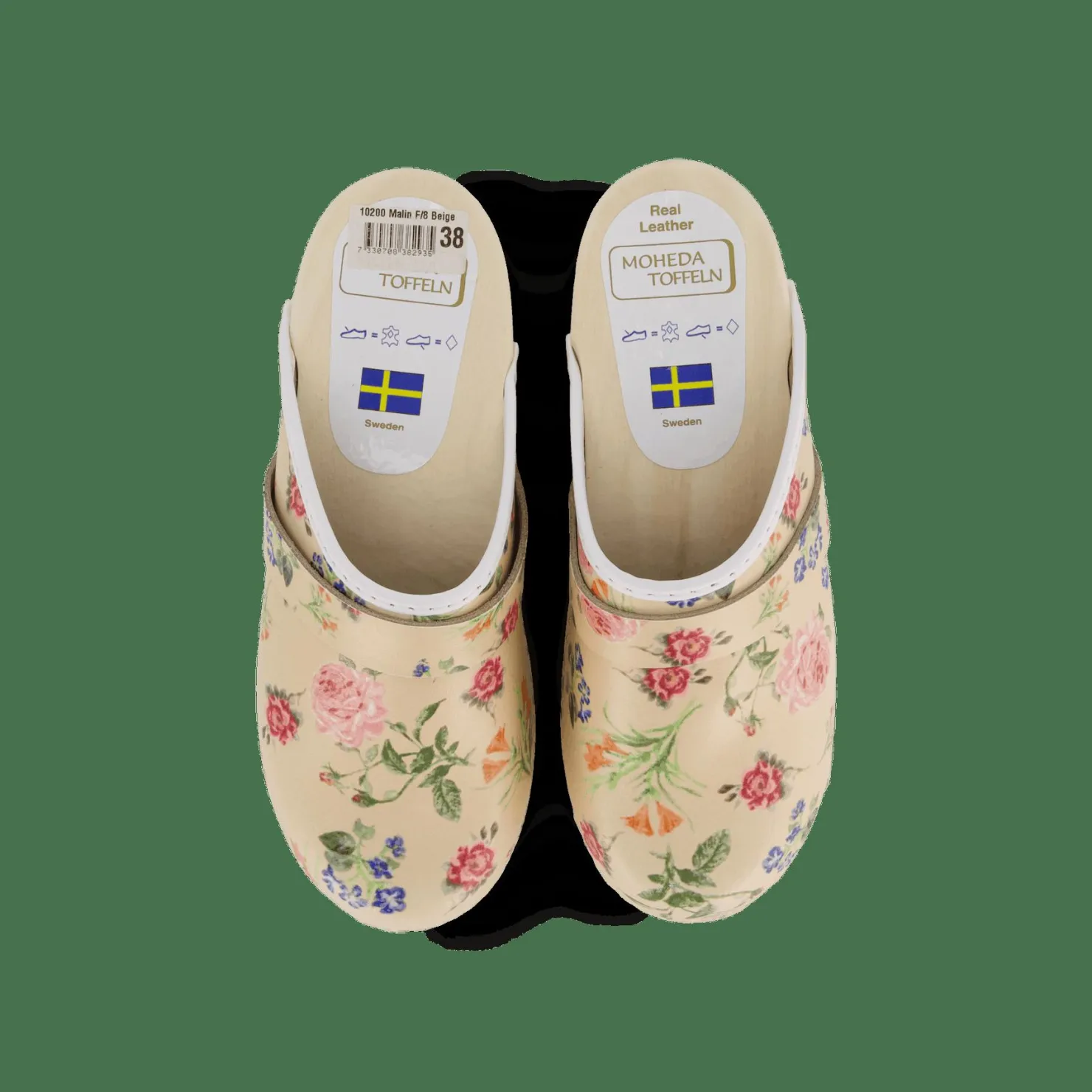 Mohedatoffeln Malin Flower Beige Outlet