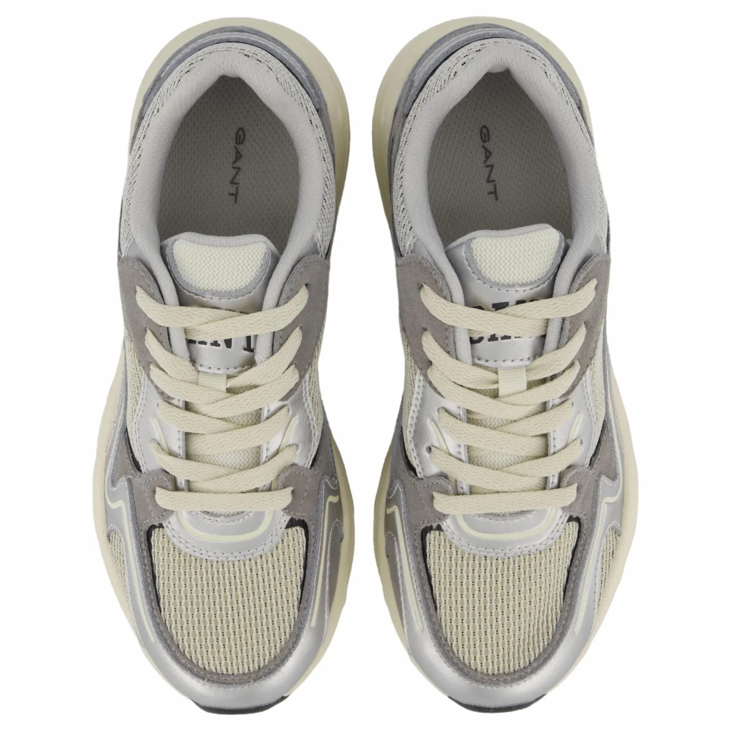 Gant Mardii Sneaker Silver Gray Vit och Grå Discount