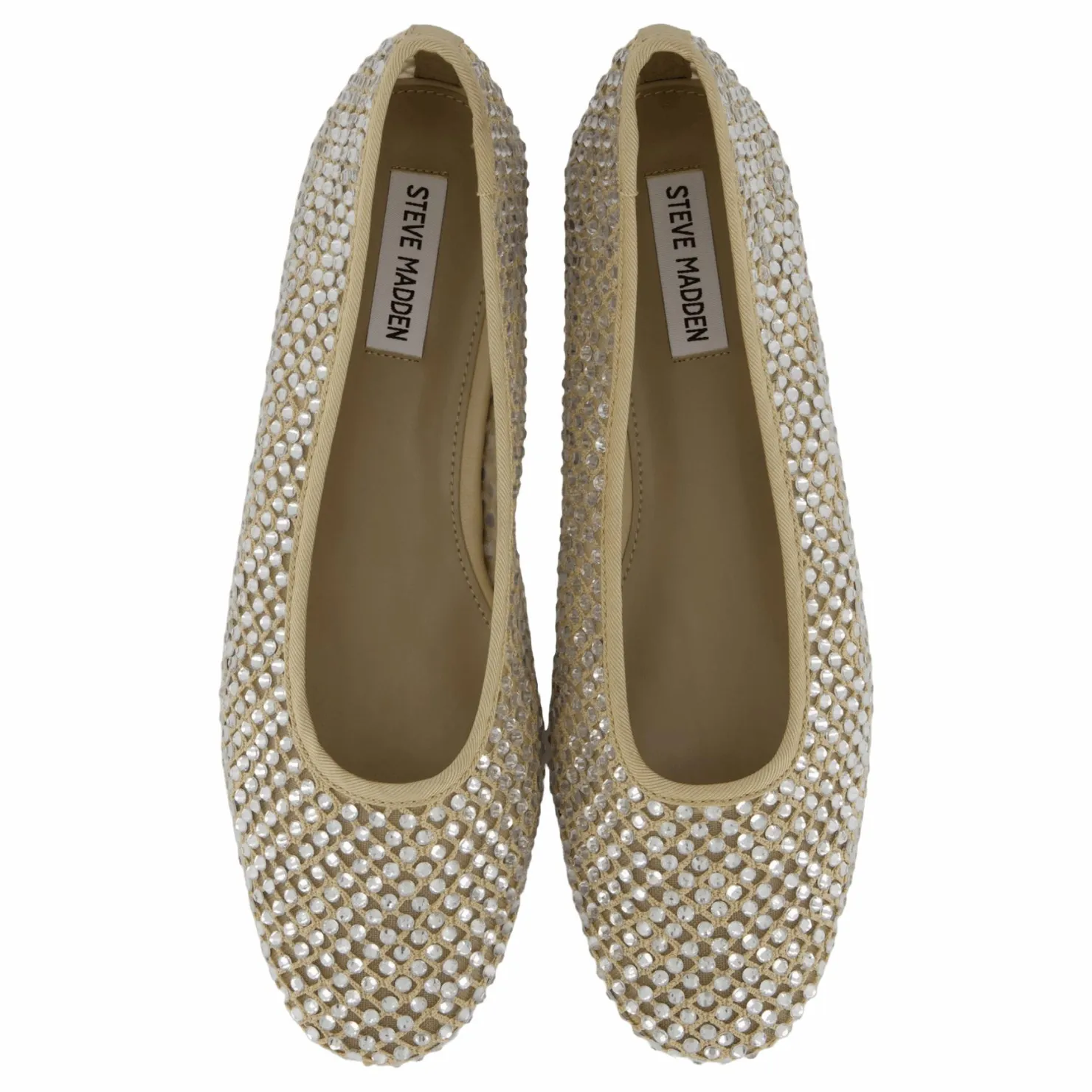 Steve Madden Marli Ballerinas Nude Beige och Metallic Hot