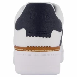 Polo Ralph Lauren Masters Court Leather Sneaker White / Navy Blå och Vit Outlet