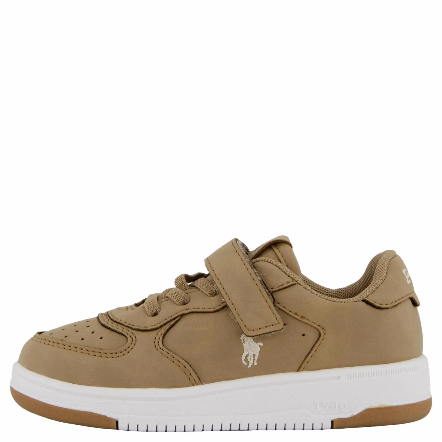 Ralph Lauren Junior Masters Court Ps C-khaki Super Suede/cream Pp Beige Hot