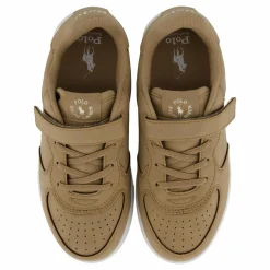 Ralph Lauren Junior Masters Court Ps T-khaki Super Suede / Cream Pp Beige Clearance