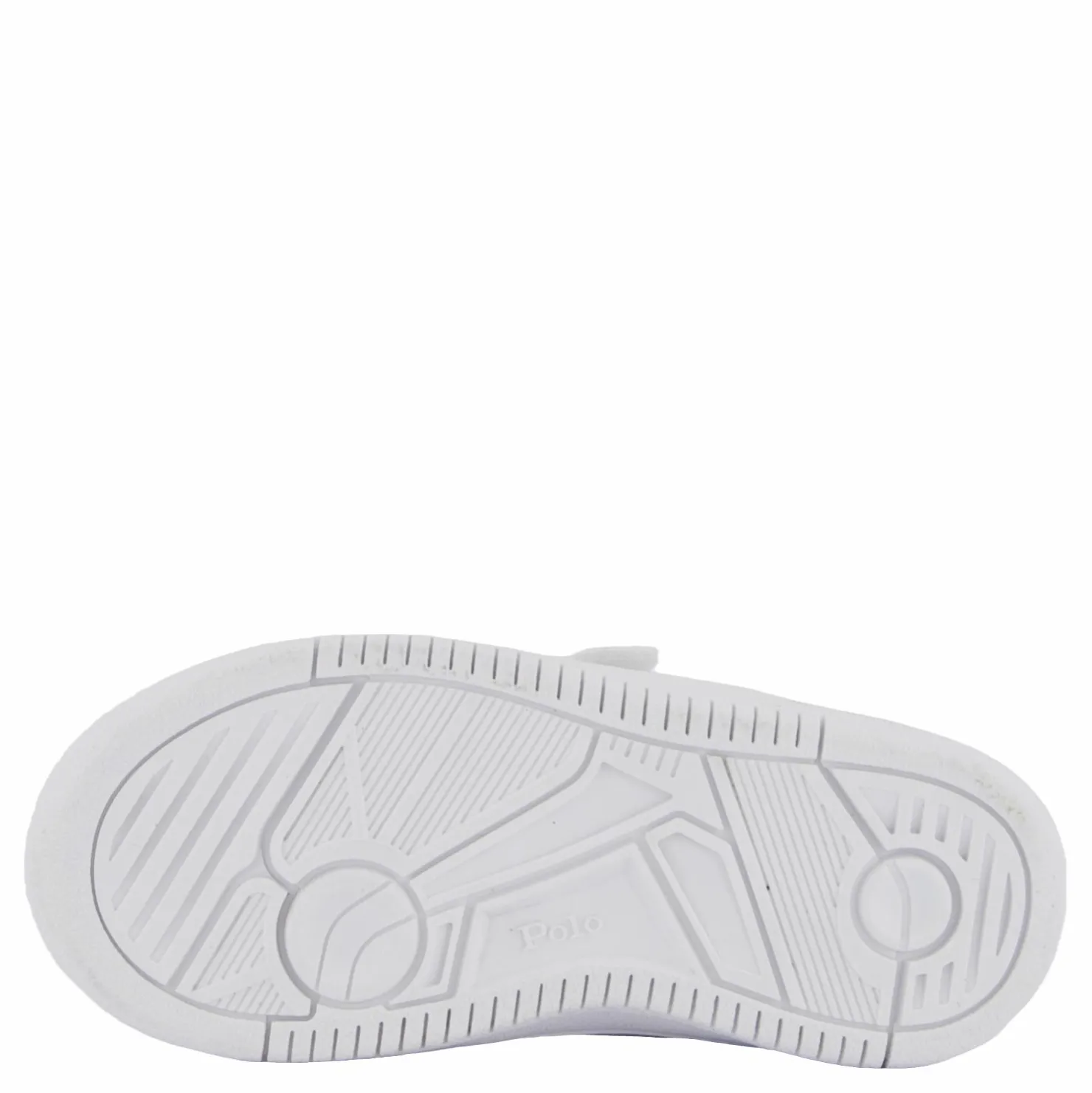 Ralph Lauren Junior Masters Court Ps T-'white / Navy Tumbled Vit Discount