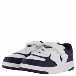Ralph Lauren Junior Masters Court Ps T-white Tumbled/navy Flerfärgad Sale