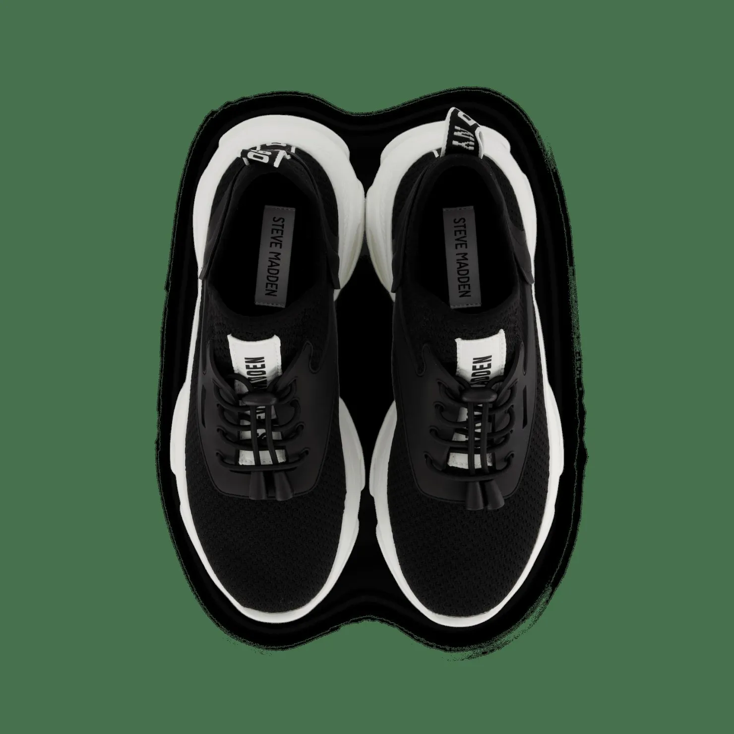 Steve Madden Match Sneaker Black Svart Clearance