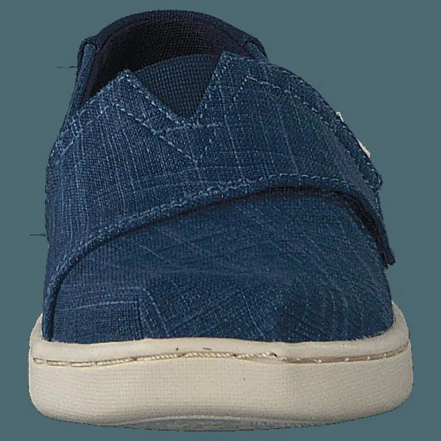 Toms Mblu Croshatch Linen Tn Alpr E Blue Turkos och Blå Best