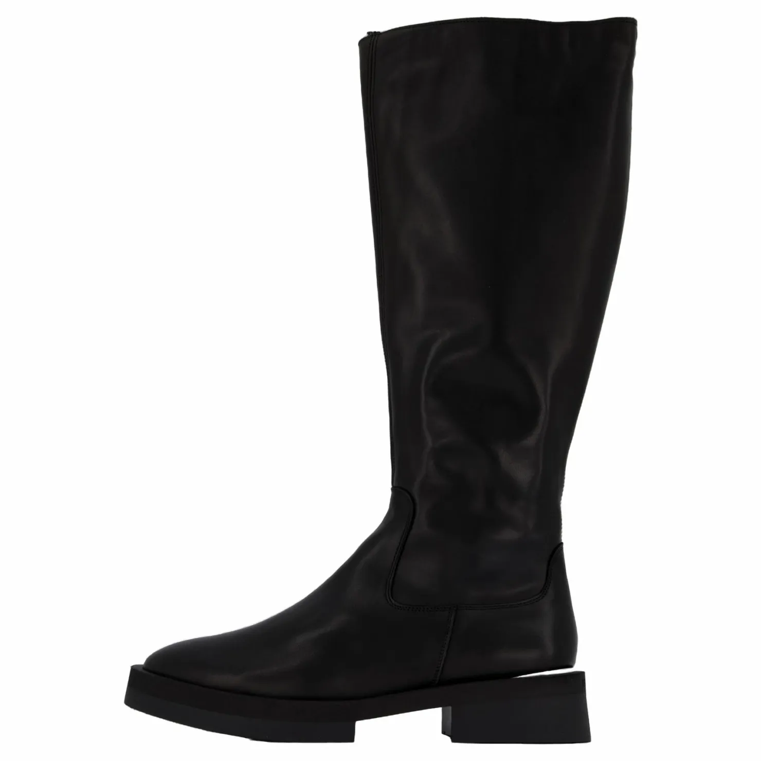 Steve Madden Medellyn High Boots Black Leather Svart