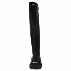 Steve Madden Medellyn High Boots Black Leather Svart