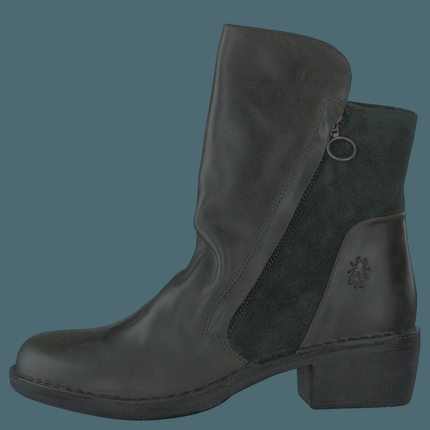 Fly London Mely074fly Diesel/green Forest Svart New