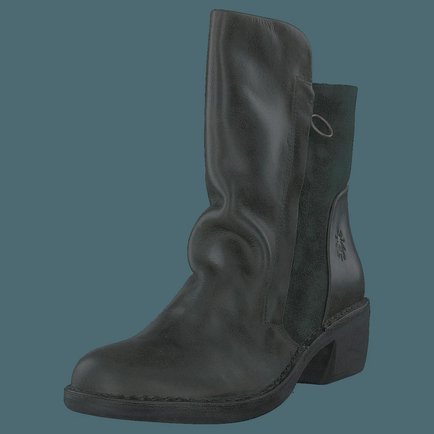 Fly London Mely074fly Diesel/green Forest Svart New
