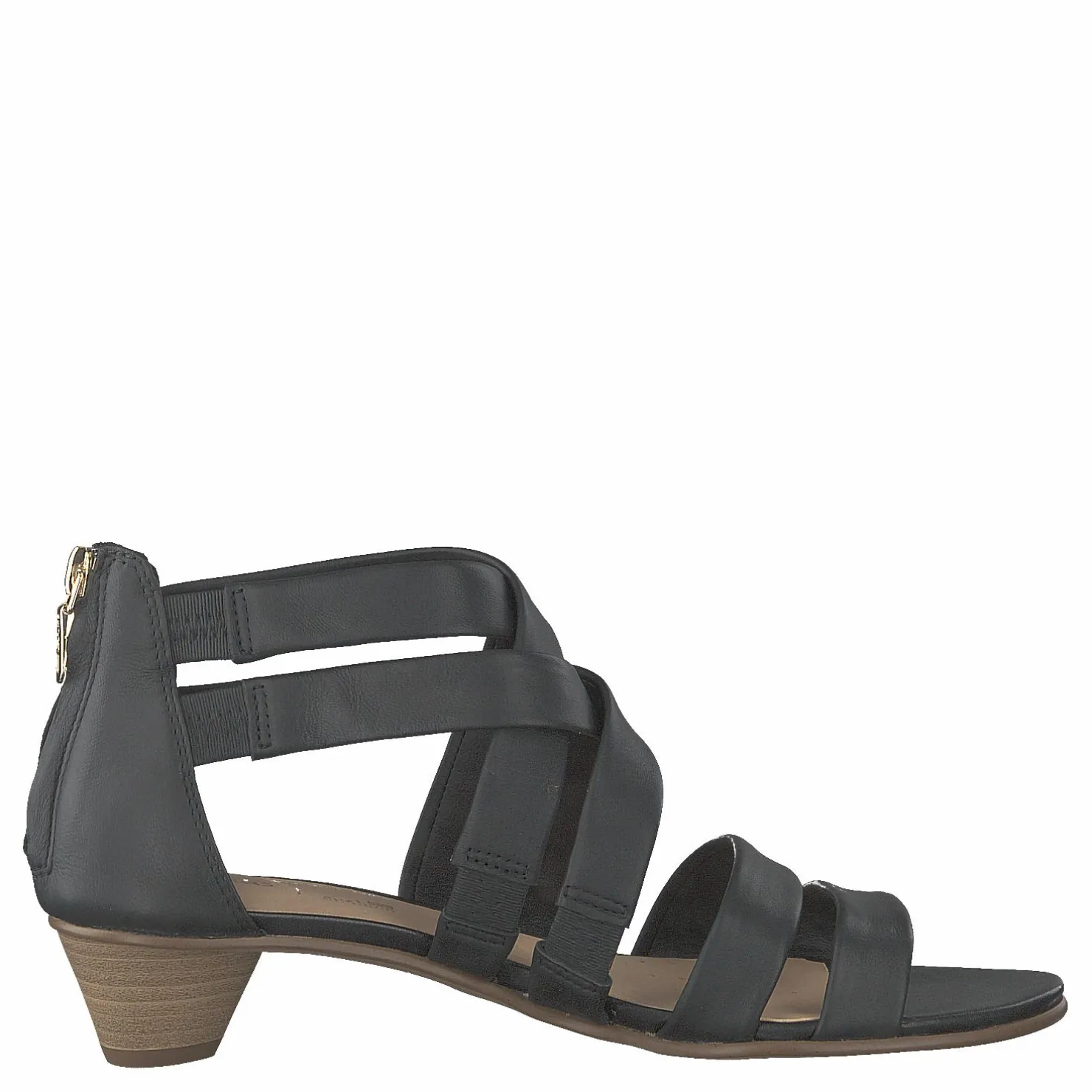 Clarks Mena Silk Black Leather Grå Hot