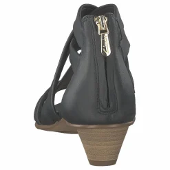 Clarks Mena Silk Black Leather Grå Hot