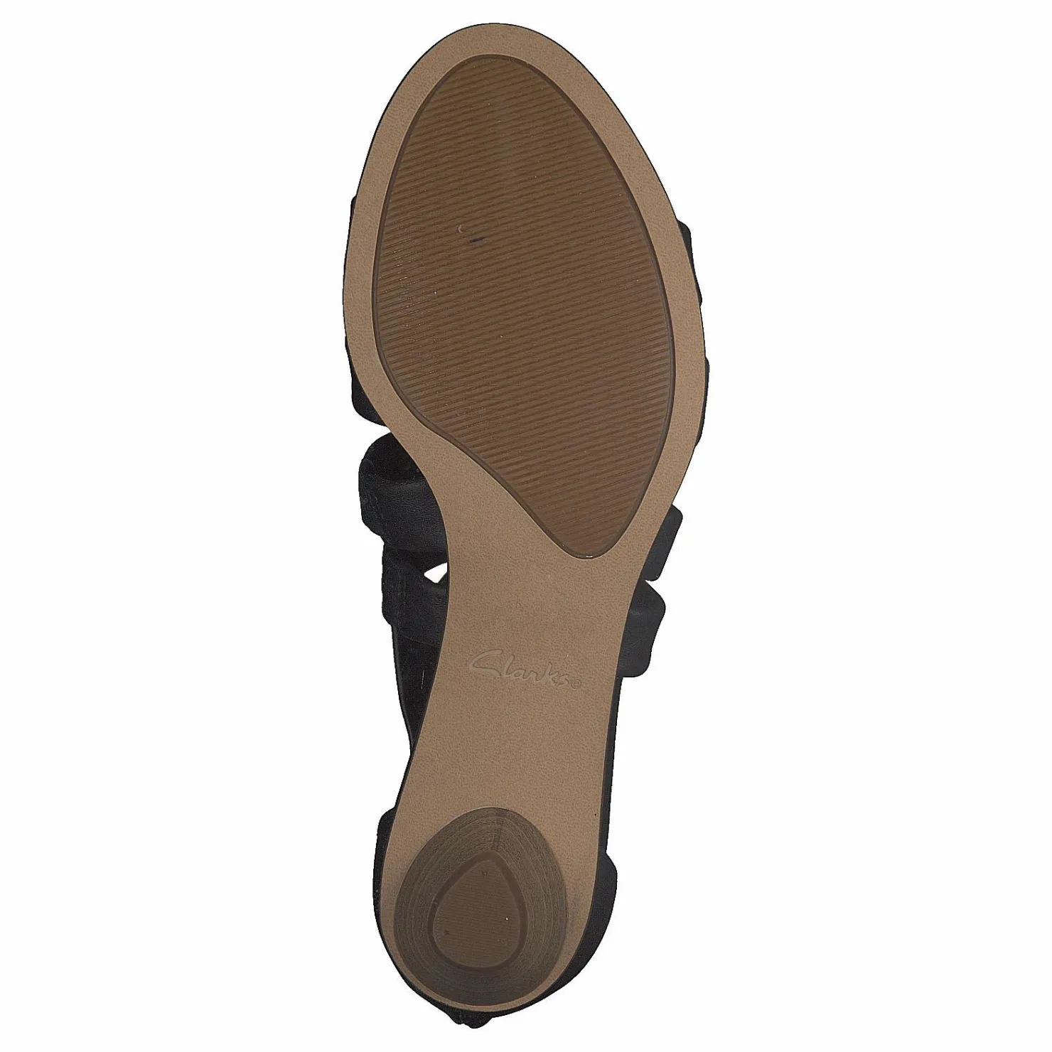 Clarks Mena Silk Black Leather Grå Hot
