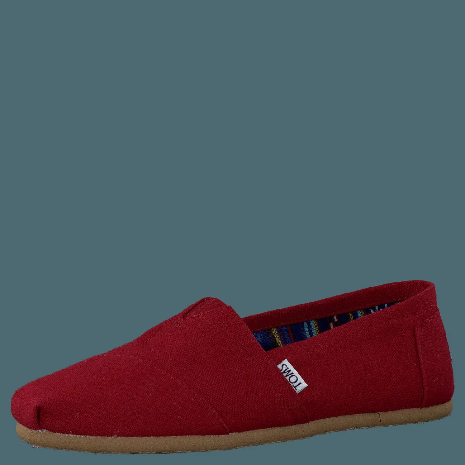 Toms Men's Classics Red Canvas Röd Online