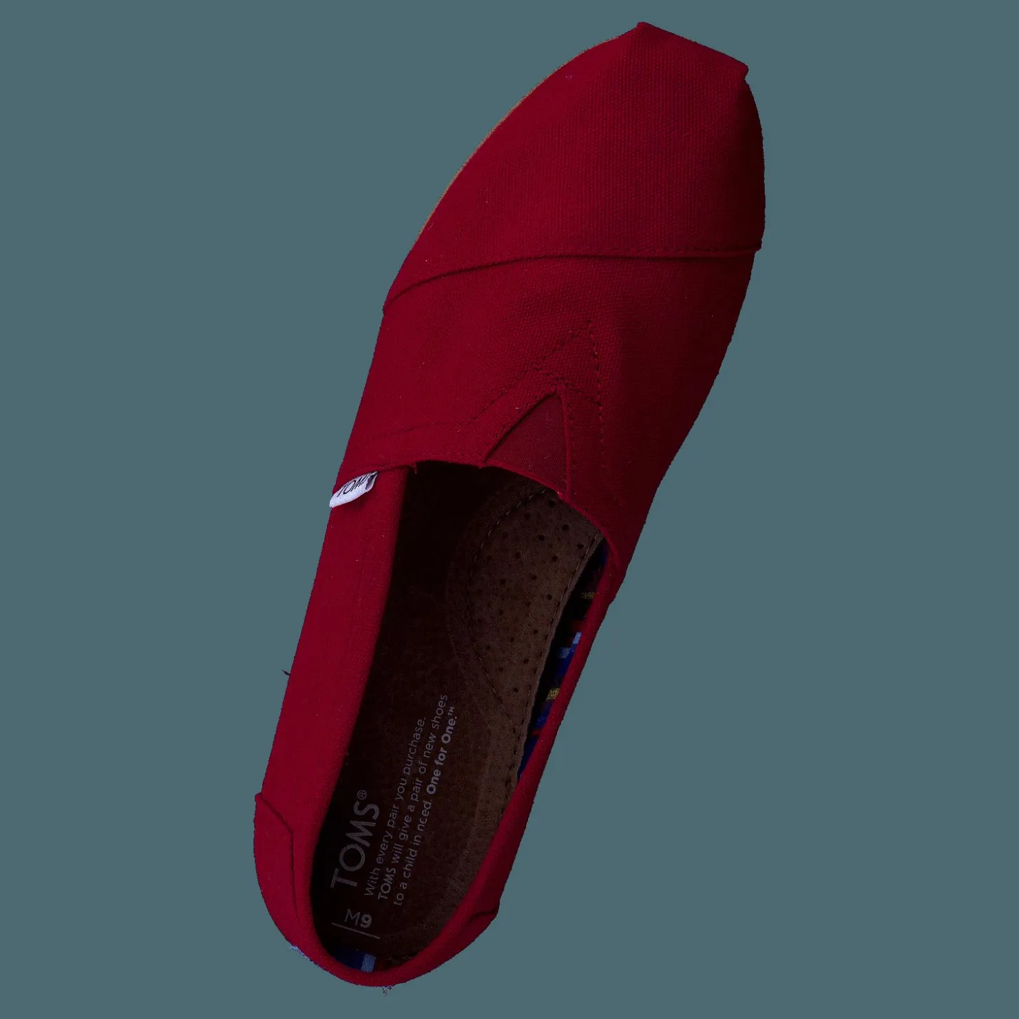 Toms Men's Classics Red Canvas Röd Online