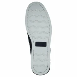 Polo Ralph Lauren Merton Two-Tone Leather Boat Shoe Cream / Navy Vit och Blå Clearance