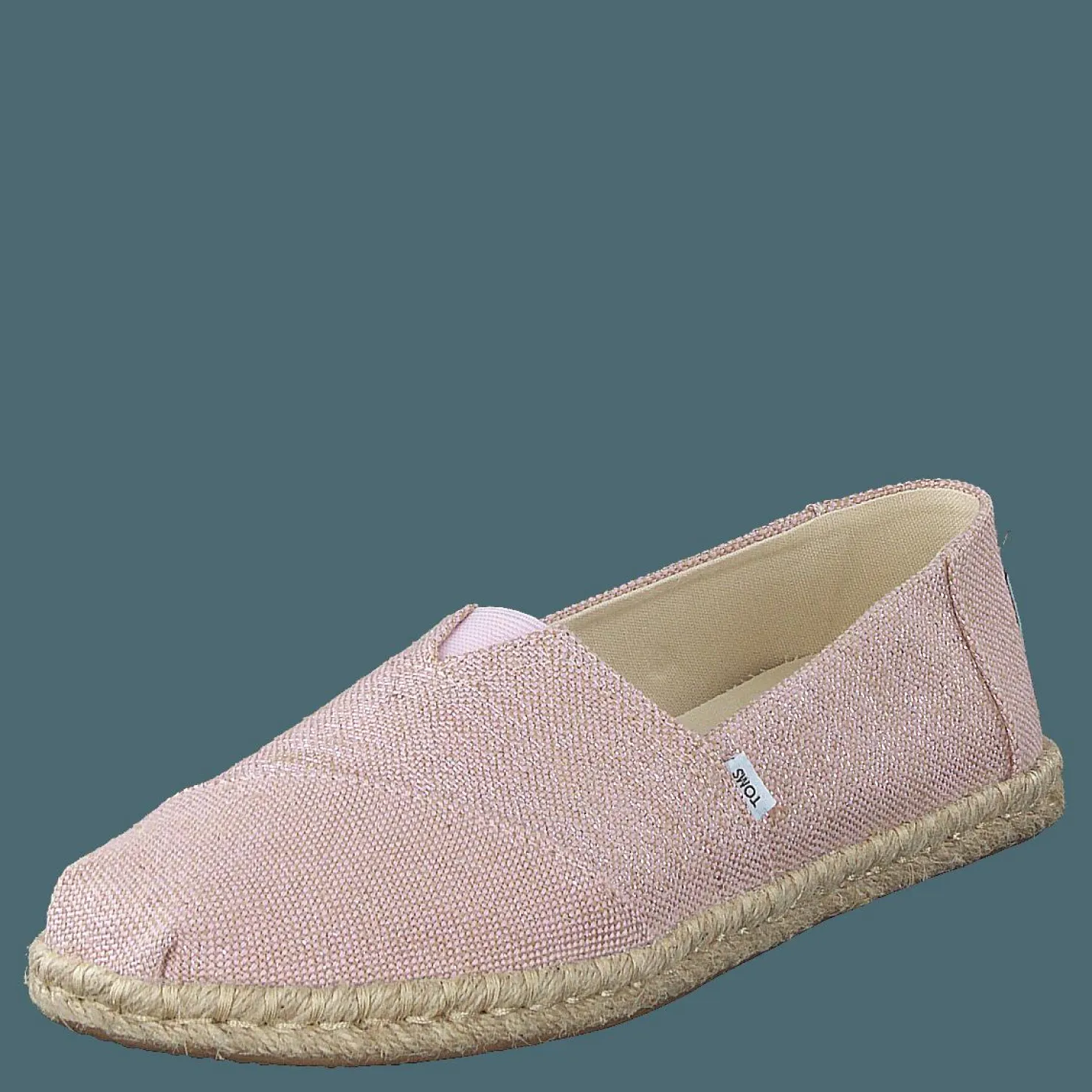 Toms Metallic Woven Rope Chalky Pink Röd, Lila och Beige Hot