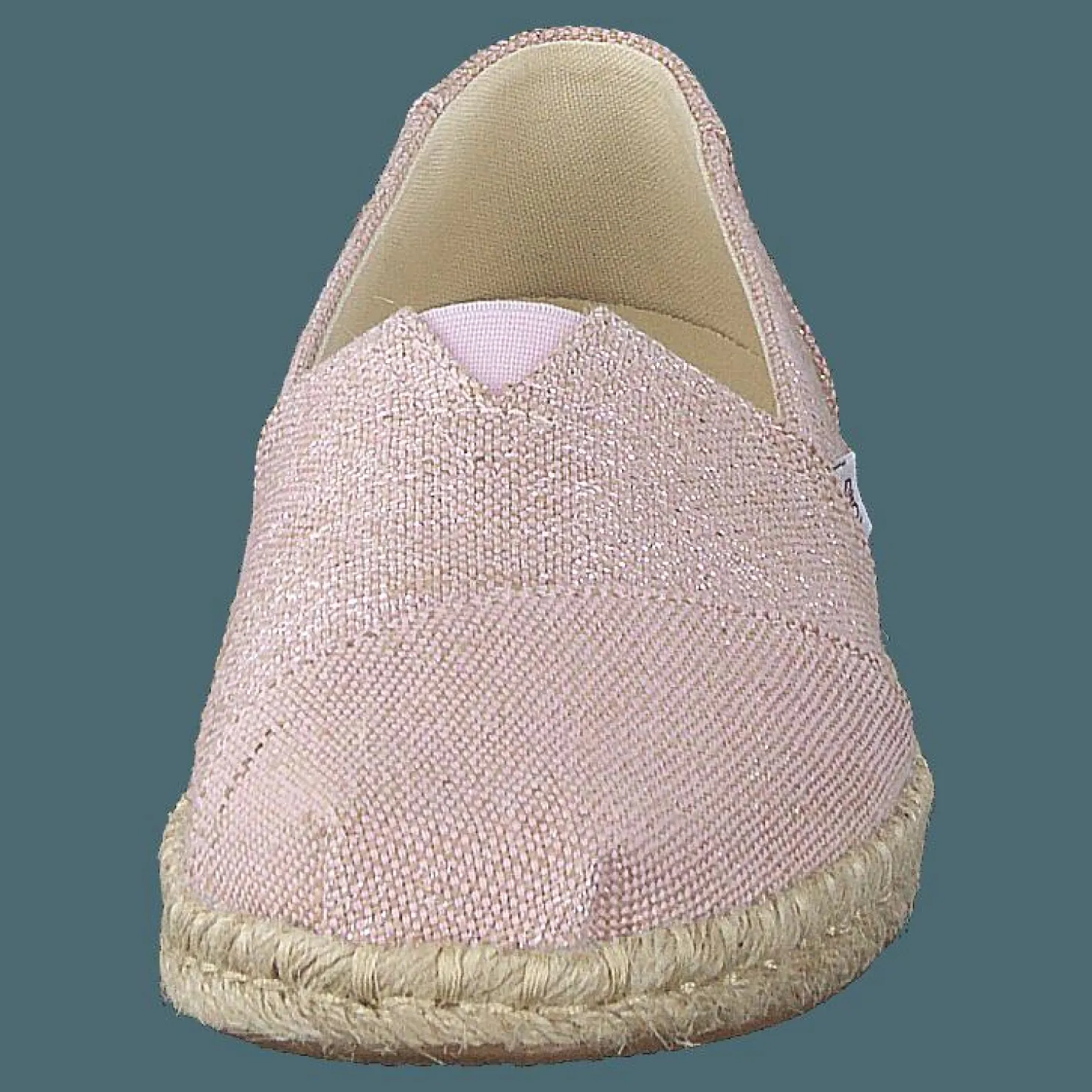 Toms Metallic Woven Rope Chalky Pink Röd, Lila och Beige Hot
