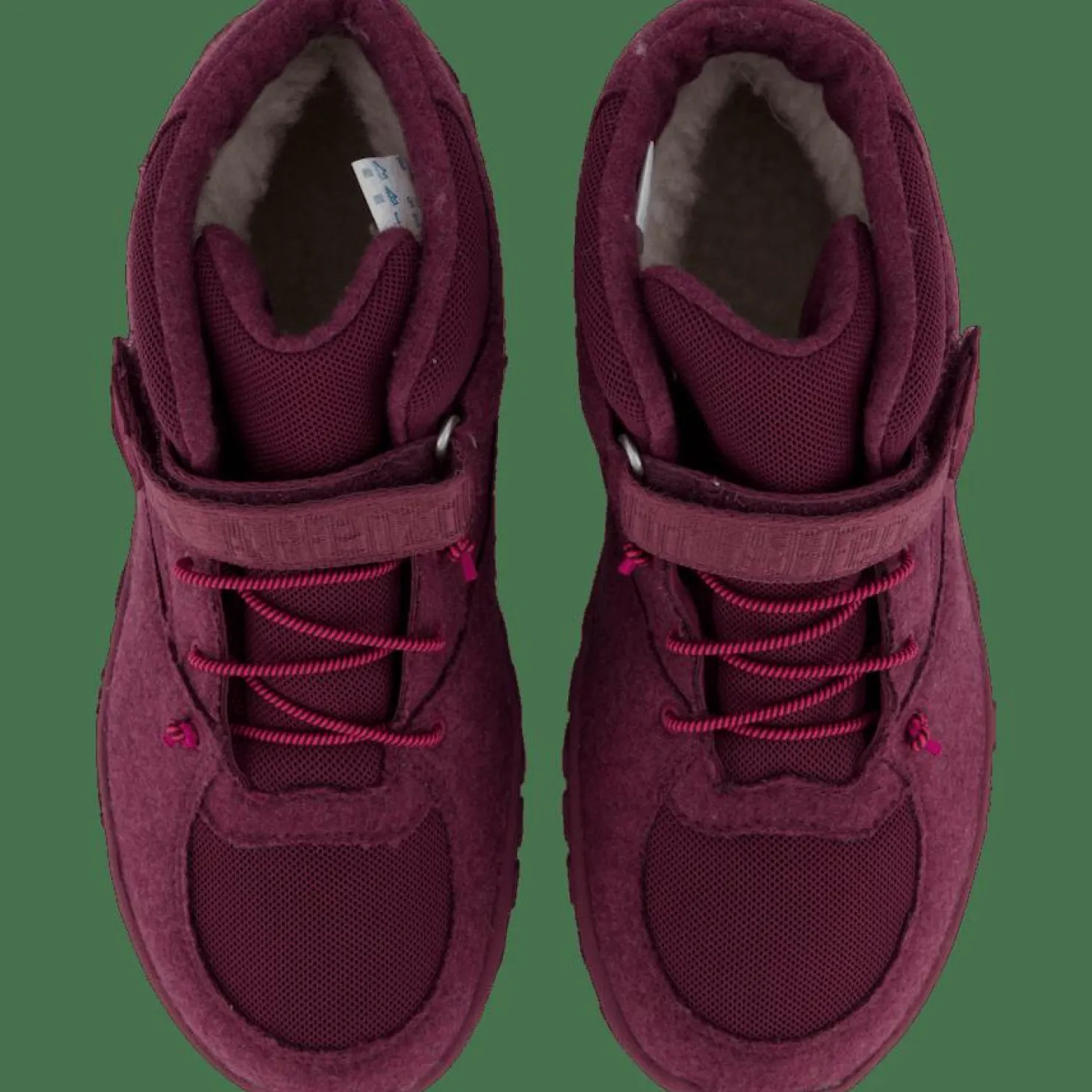 Affenzahn Mid Boot Wool Dreamer Berry Red Outlet