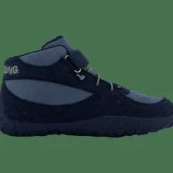 Affenzahn Mid Boot Wool Dreamer Creek Blue Discount