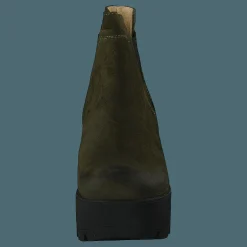 Johnny Bulls Mid Platform Boot Green Brun Outlet