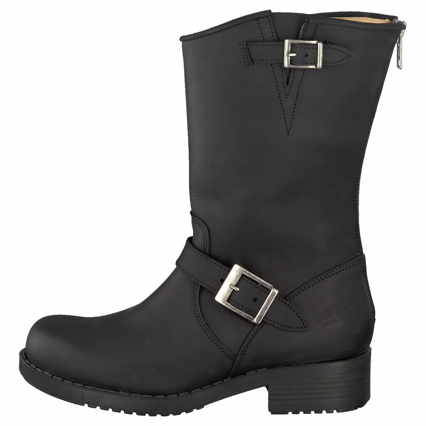 Johnny Bulls Mid Zip Back Black/Silver Svart Outlet