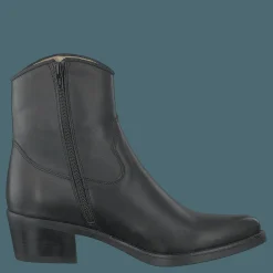 Johnny Bulls Mid Zip Boot Black Svart