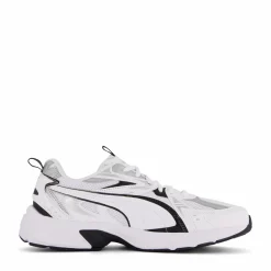 Puma Milenio Tech White- Black- Sil Vit Clearance