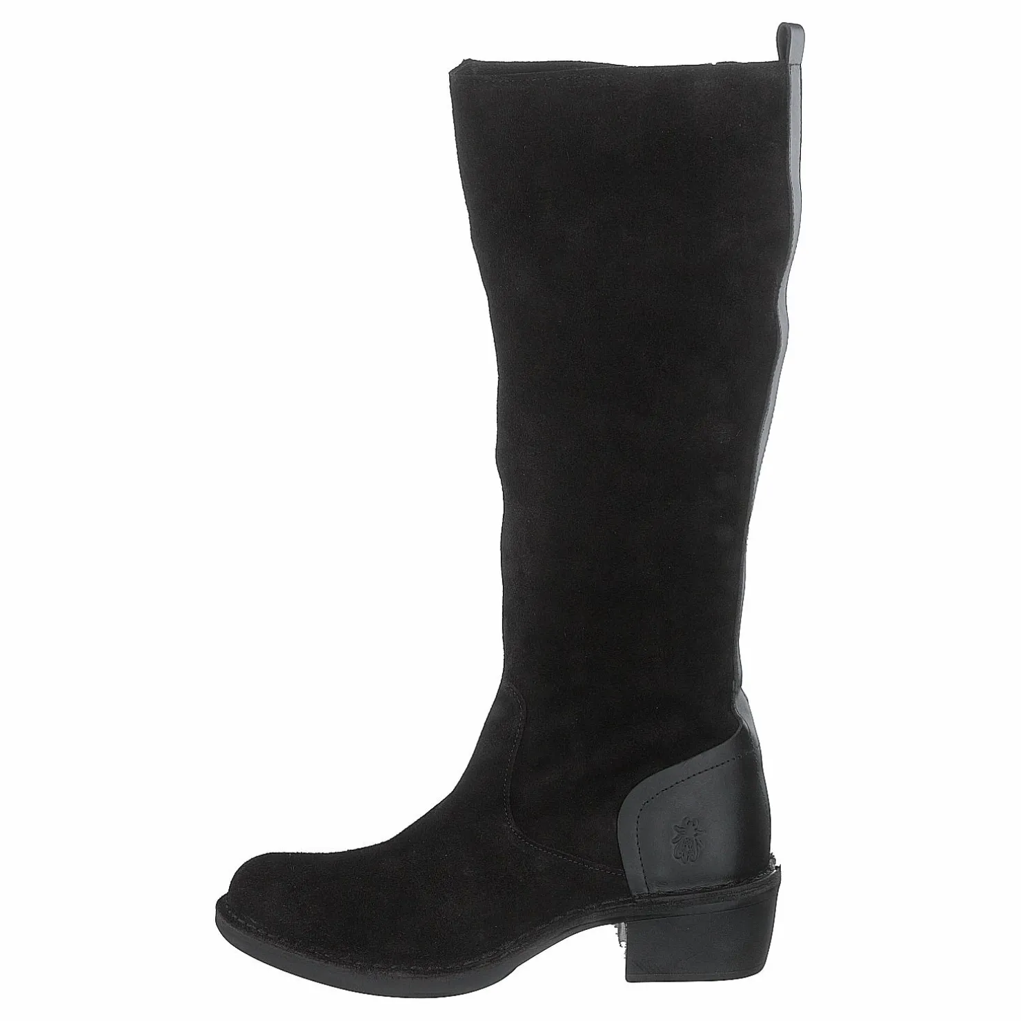 Fly London Mine031fly Oil Suede/rug Black Svart Discount