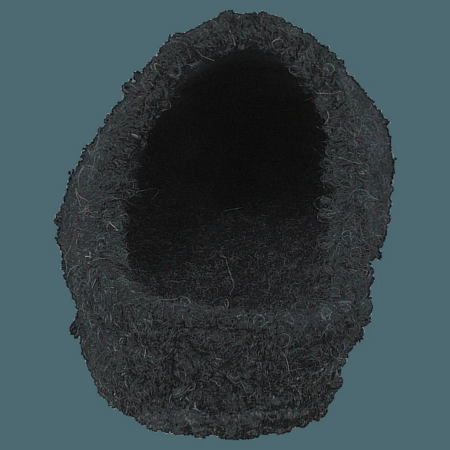 Ulle Mohair Seamless Dark Grey Svart Discount
