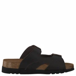 Scholl Moldava Wg Ad Oiled Leather Dk Brown/rose Gold Brun och Guld Outlet