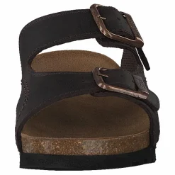 Scholl Moldava Wg Ad Oiled Leather Dk Brown/rose Gold Brun och Guld Outlet