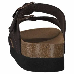 Scholl Moldava Wg Ad Oiled Leather Dk Brown/rose Gold Brun och Guld Outlet