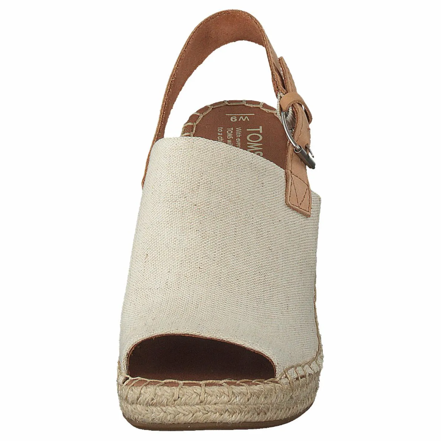 Toms Monica Natural Hemp/leather Beige New