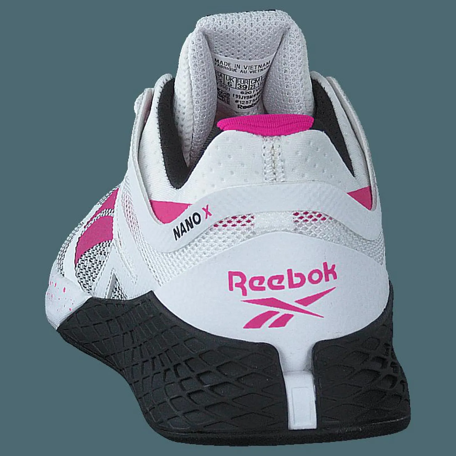 Reebok Nano X White/black/proud Pink Vit Sale