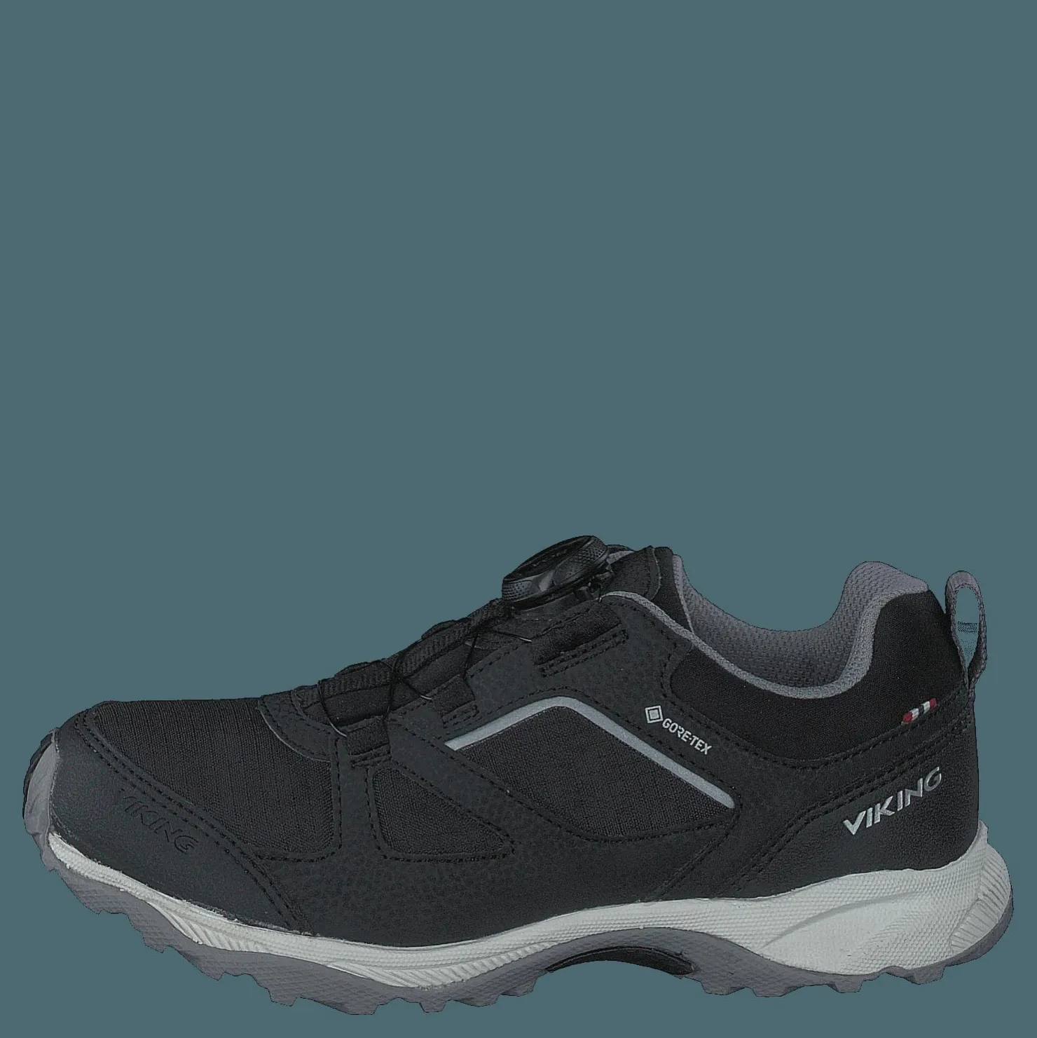 Viking Nator Low Gtx Boa Black/granite Svart Clearance